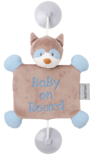 Nattou Bébé à Bord Raton Laveur Bob